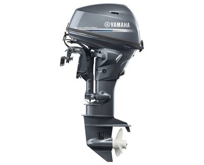 Yamaha F25SWTH, Grey, 15 Shaft, Tiller Handle, Electric & Manual Start, Power Trim & Tilt