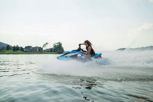 2026 Yamaha JetBlaster DLX 2 UP Azure Blue/White