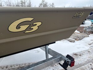 2026 G3 Gator Tough Jon Boat 1648 Live Well Trailers & Yamaha Outboards Sold Separately