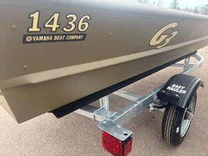 2026 G3 Gator Tough Jon Boat 1436 Live Well Trailers & Yamaha Outboards Sold Separately