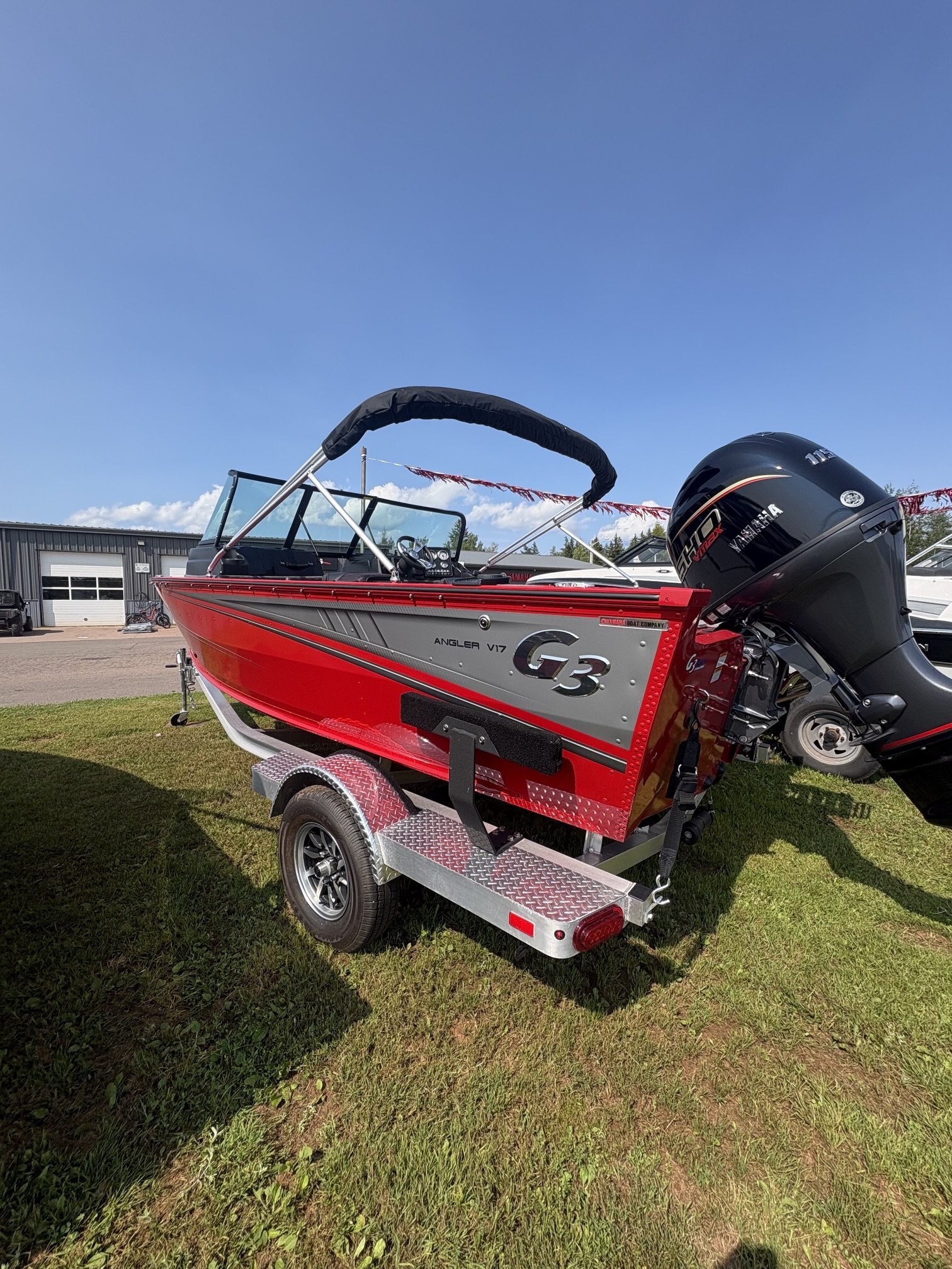 2026 G3 Angler V17 FS with Trailer & Yamaha VMAX 115hp SHO Outboard