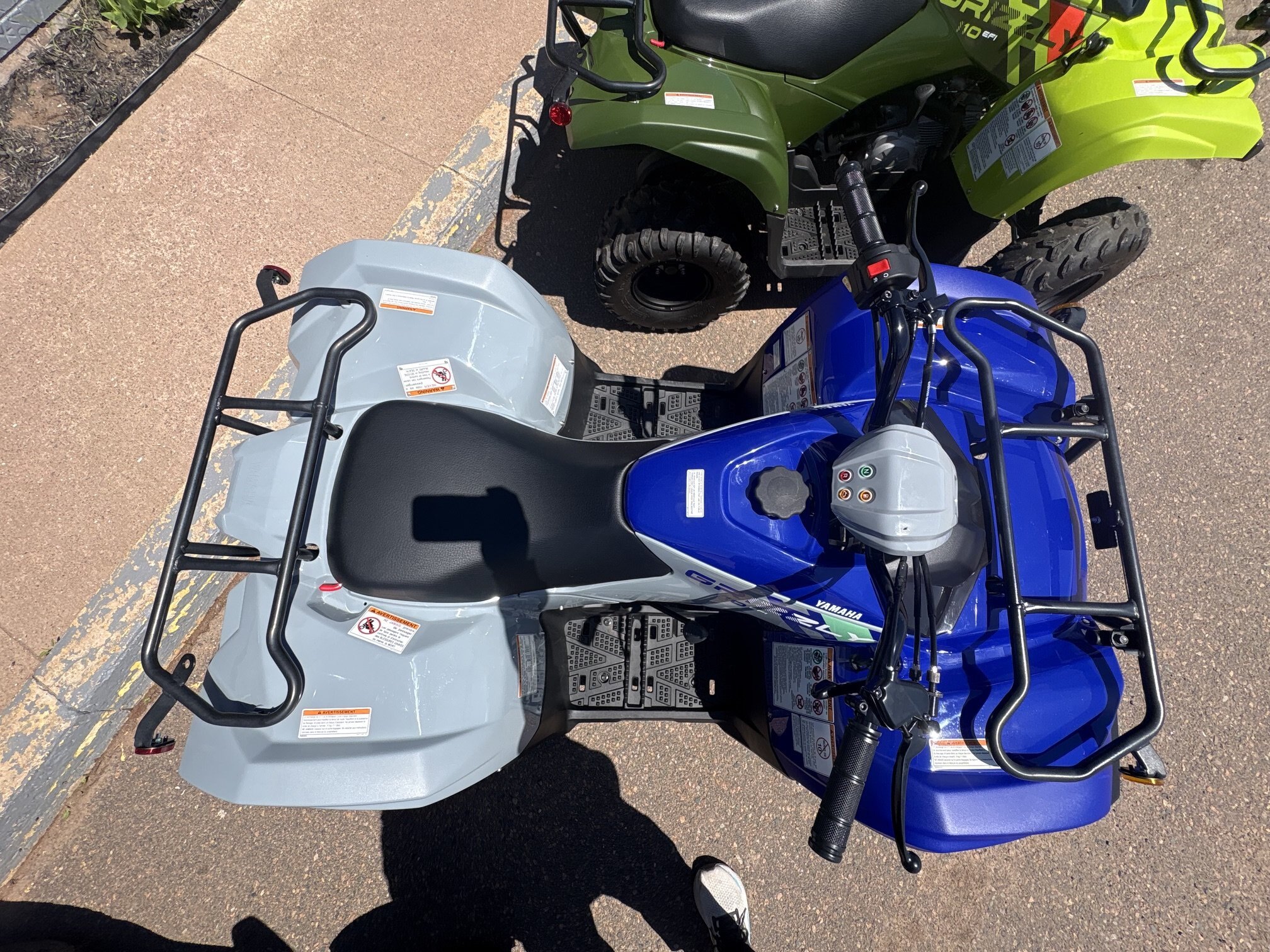 2026 Yamaha Grizzly 110 Armour Grey & Blue