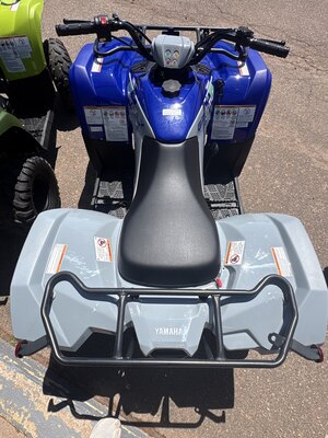 2026 Yamaha Grizzly 110 Armour Grey & Blue