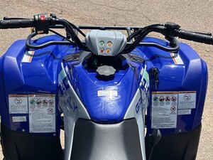 2026 Yamaha Grizzly 110 Armour Grey & Blue