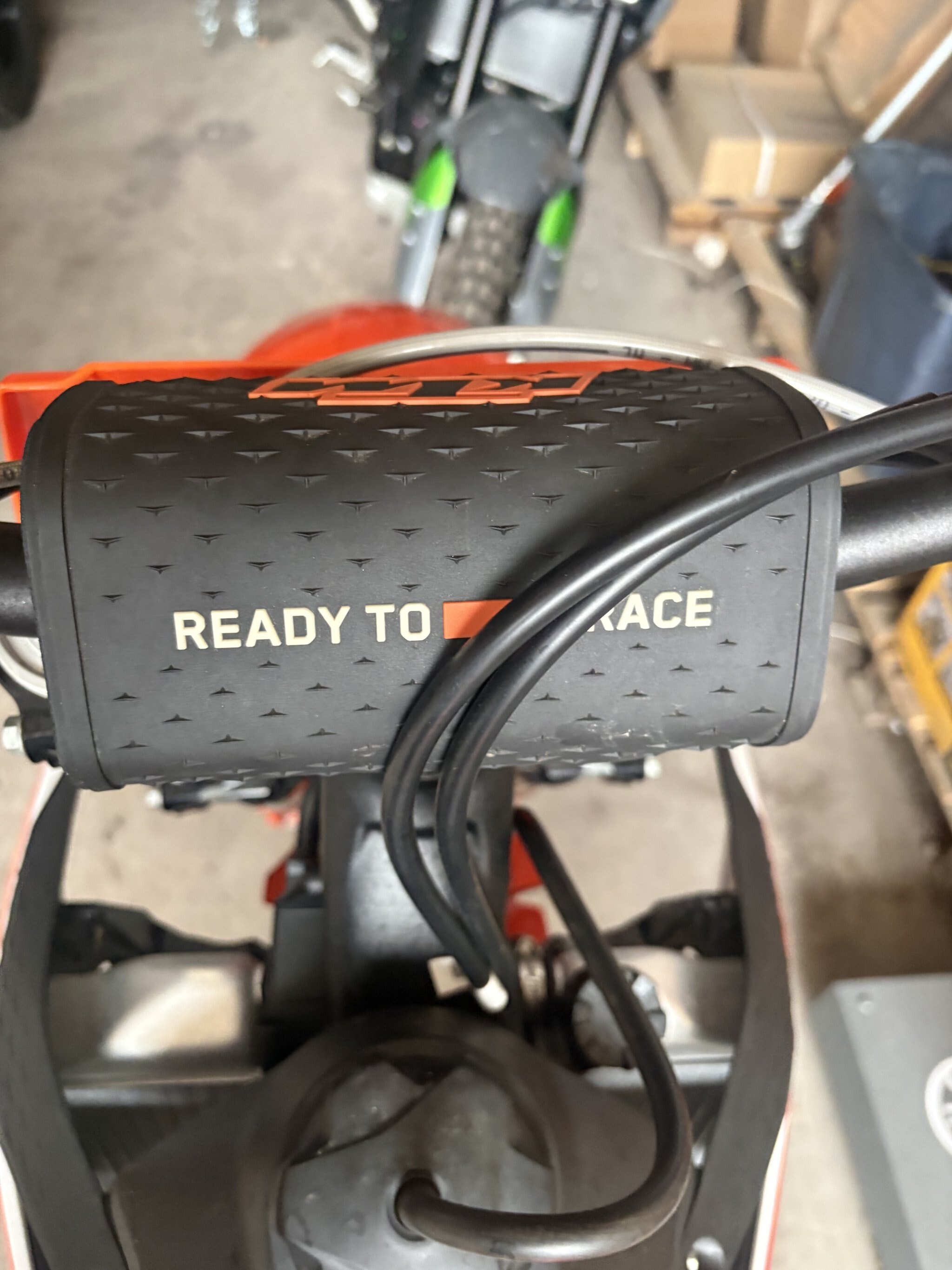 2023 KTM 450 SX F Comes with New White Plastics & New Seat, Only 4.3 Hours on Meter (Stand Not Included)
