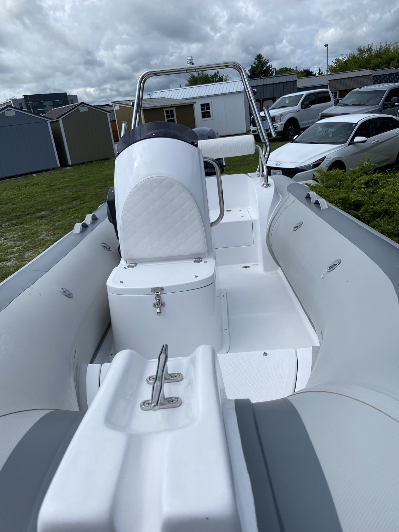 NEW 14' 390 Fiberglass RIB with NEW Yamaha 40HP Outboard + NEW Trailer