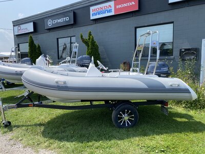 12' 360 Fiberglass RIB with New Trailer and New Yamaha 20HP