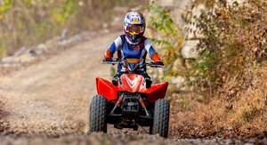 2026 Honda TRX90X Nitro Red