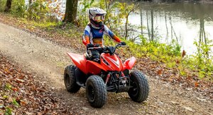 2026 Honda TRX90X Nitro Red