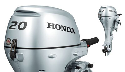 Honda BF20 Long Shaft, Electric Start, Tiller Steering