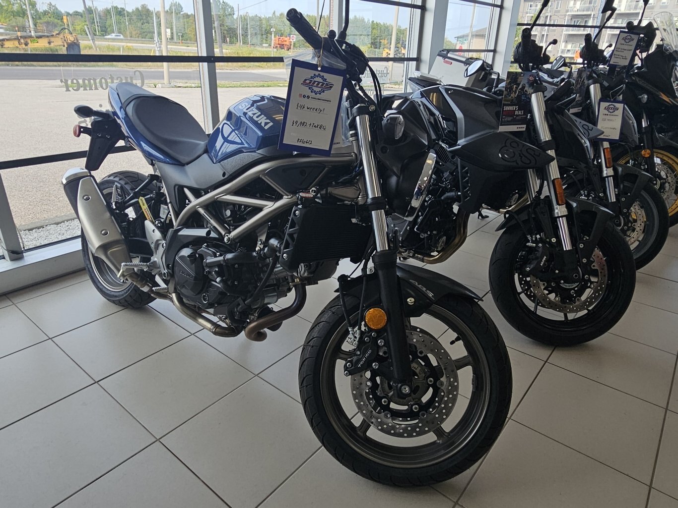 2024 Suzuki SV650A Metallic Reflective Blue