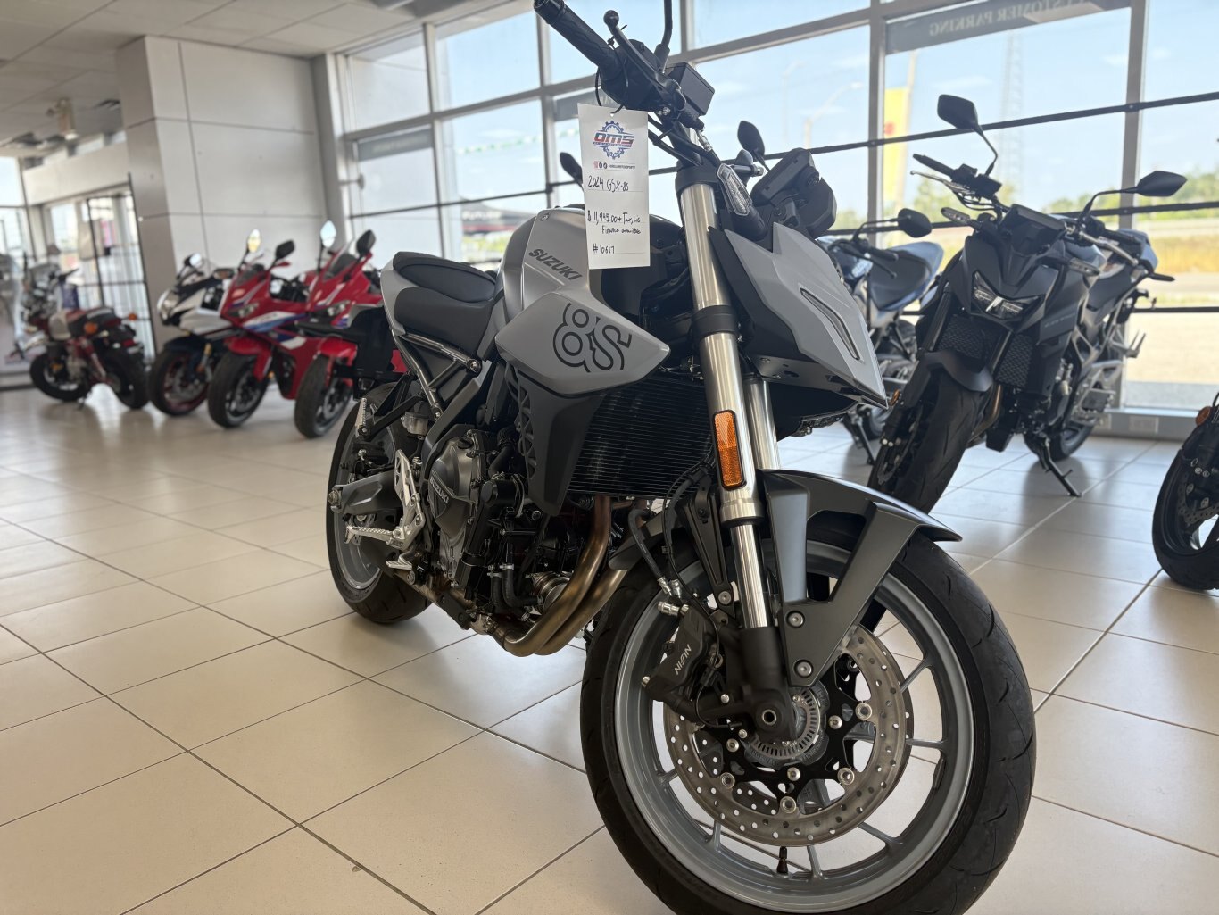 2024 Suzuki GSX 8S Glass Mat Mechanical Grey