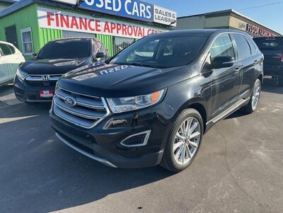 2018 FORD EDGE TITANIUM AWD / $218.03 BIWEEKLY INCLUDING TAX / PANORAMIC ROOF / LEATHER / NAVIGATION