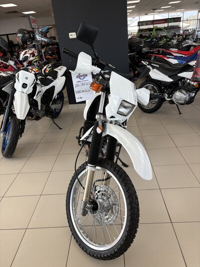 2025 Suzuki DR650SE Solid Special White No. 2