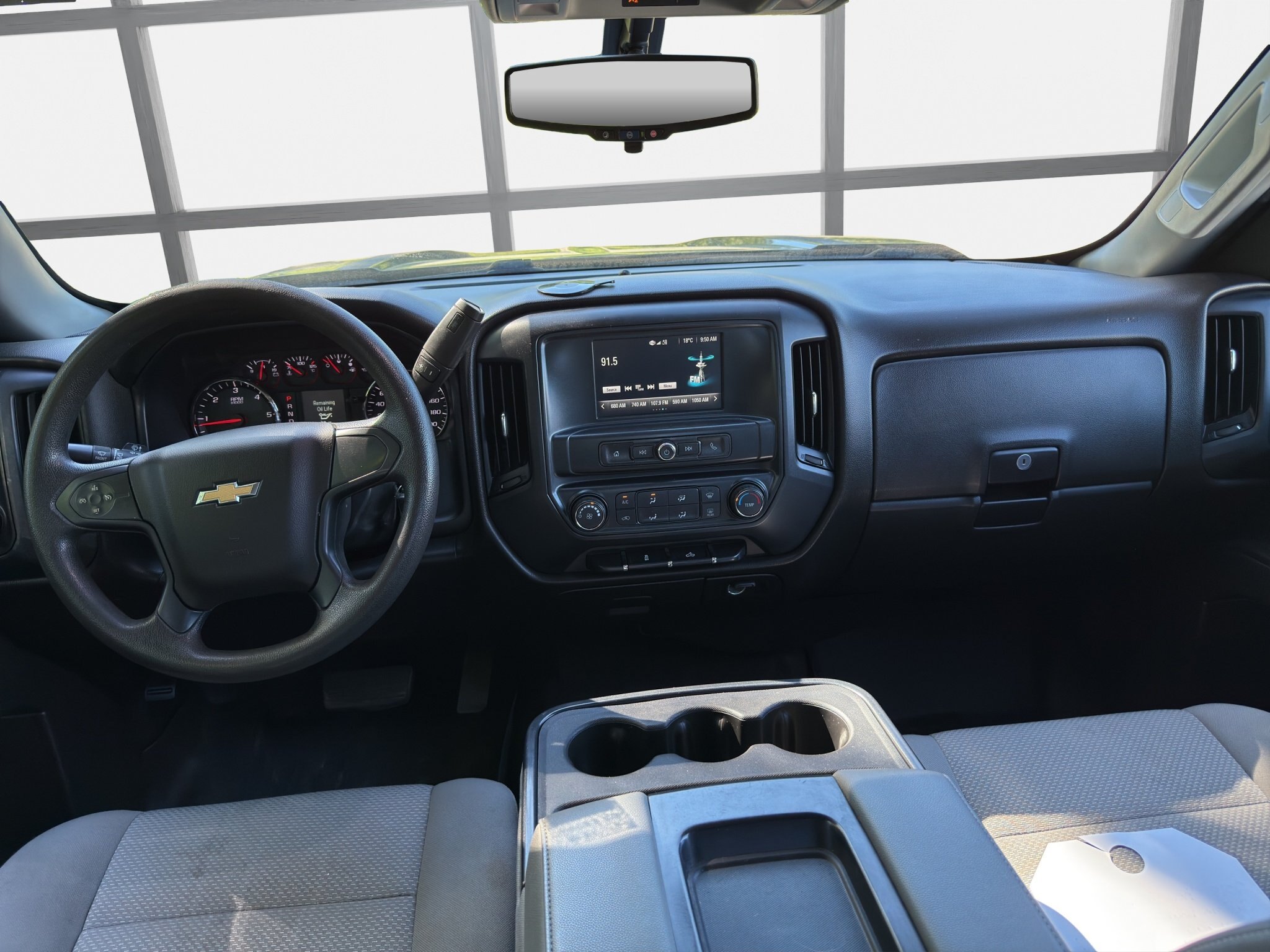 2018 CHEVROLET SILVERADO 1500 CUSTOM DOUBLE CAB / $287.38 BIWEEKLY INCLUDING TAX / REMOTE START / TRAILER BRAKE CONTROLLER