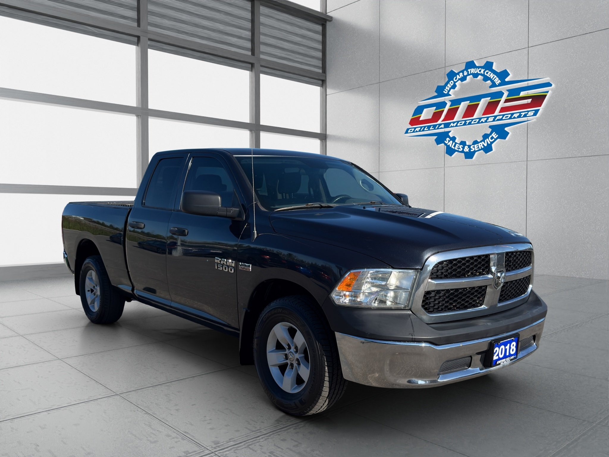 2018 RAM 1500 SXT QUAD CAB / $238.69 BIWEEKLY INCLUDING TAX / 6 PASSENGER / TRAILER BRAKE CONTROL