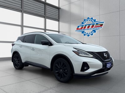 2021 NISSAN MURANO SL MIDNIGHT EDITION / $212.23 BIWEEKLY INCLUDING TAX / PANORAMIC SUNROOF / REMOTE START / NAVIGATION
