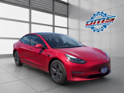 2022 TESLA MODEL 3 STANDARD RANGE PLUS / $253.36 BIWEEKLY INCLUDING TAX / AUTO PILOT / NAVIGATION