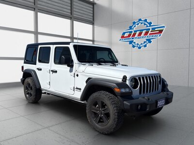 2023 JEEP WRANGLER UNLIMITED SPORT ALTITUDE / $298.62 BIWEEKLY INCLUDING TAX / REMOTE START / HEATED STEERING WHEEL / APPLE CARPLAY