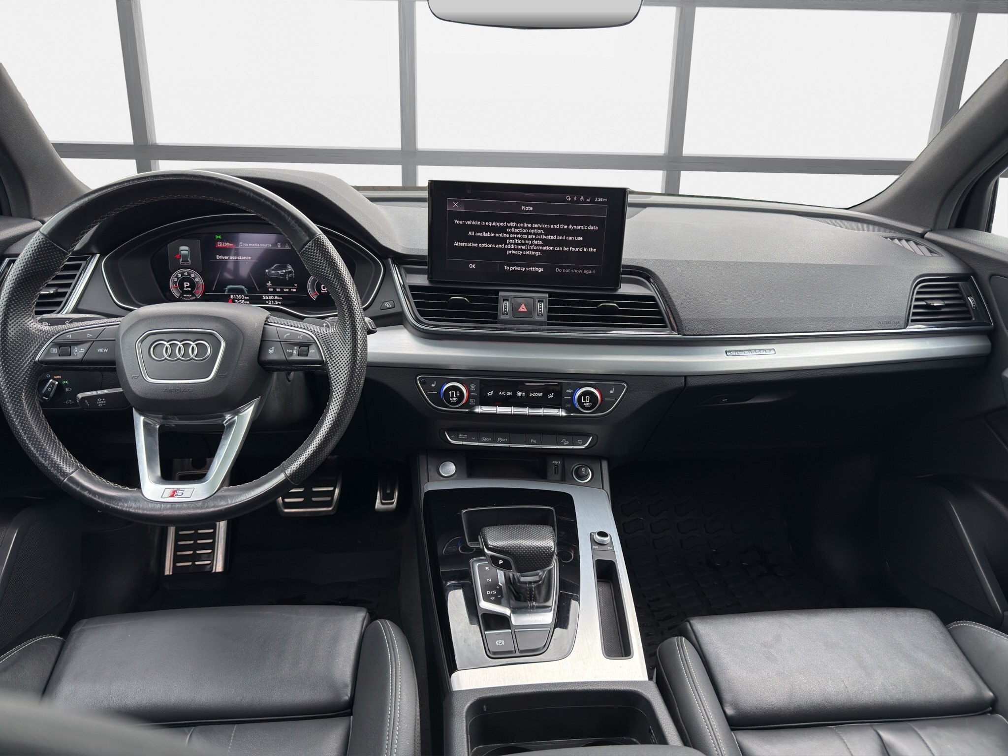 2022 AUDI Q5 PROGRESSIVE S LINE / $280.90 BIWEEKLY INCLUDING TAX / PANORAMIC SUNROOF / HEATED STEERING WHEEL