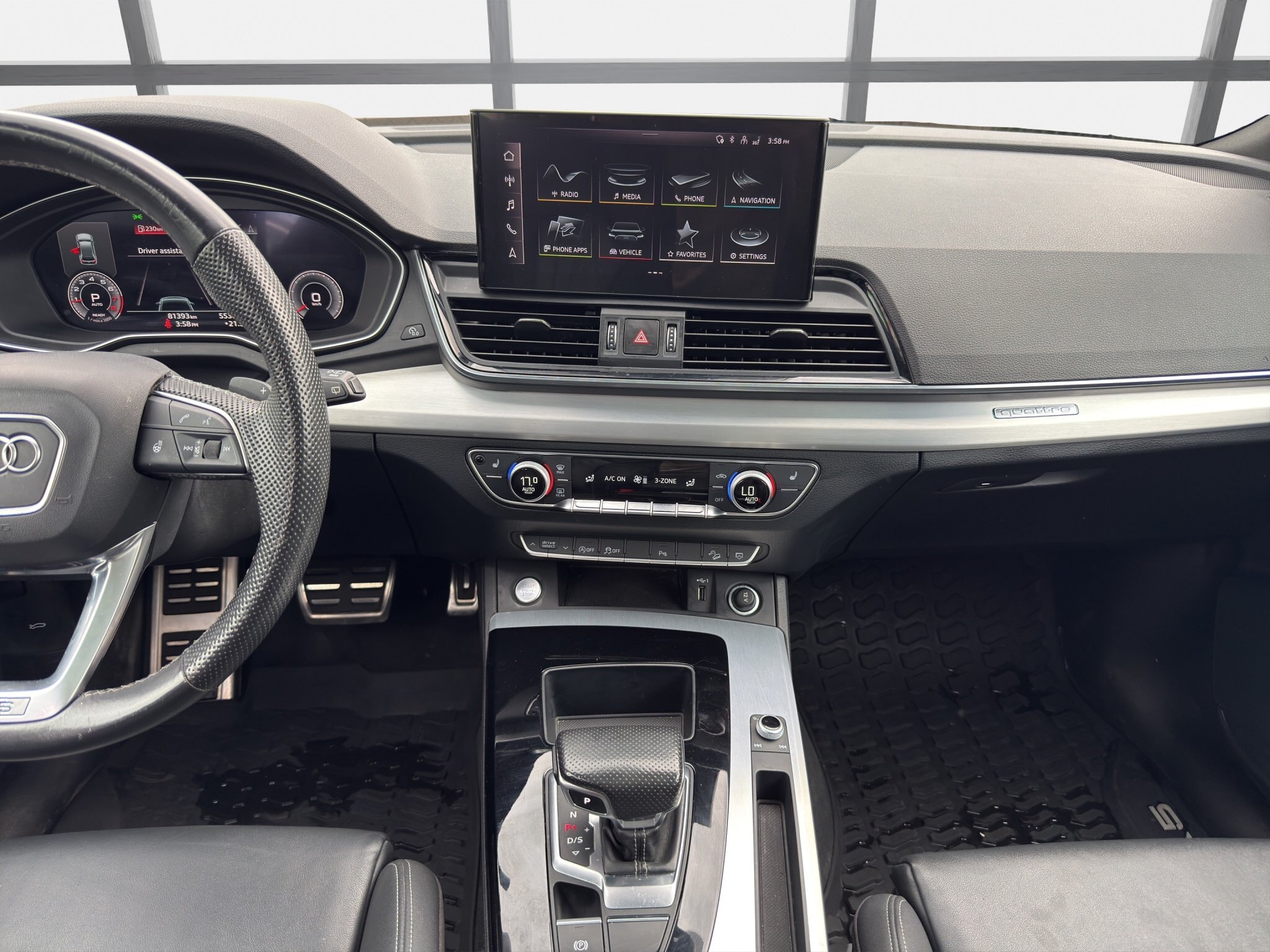2022 AUDI Q5 PROGRESSIVE S LINE / $280.90 BIWEEKLY INCLUDING TAX / PANORAMIC SUNROOF / HEATED STEERING WHEEL