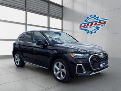 2022 AUDI Q5 PROGRESSIVE S-LINE / $275.43 BIWEEKLY INCLUDING TAX / PANORAMIC SUNROOF / HEATED STEERING WHEEL
