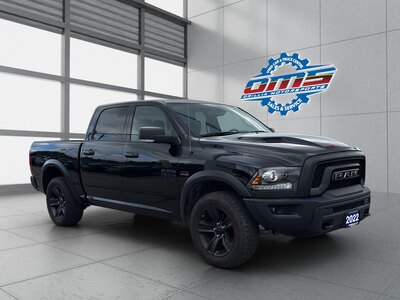 2022 RAM 1500 CLASSIC WARLOCK / $321.80 BIWEEKLY INCLUDING TAX / NAVIGATION / REMOTE START / HEATED STEERING WHEEL
