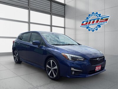 2018 SUBARU IMPREZA SPORT-TECH W/EYESIGHT / $300.08 BIWEEKLY INCLUDING TAX / NAVIGATION / HEATED STEERING WHEEL