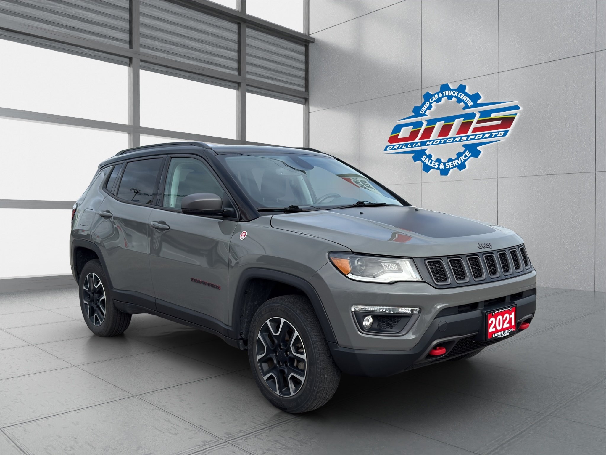 2021 JEEP COMPASS TRAILHAWK ELITE / $167.38 BIWEEKLY INCLUDING TAX / PANORAMIC SUNROOF / REMOTE START / NAVIGATION