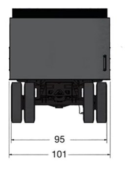 Penta DOUBLE AUGER TRAILER 8030