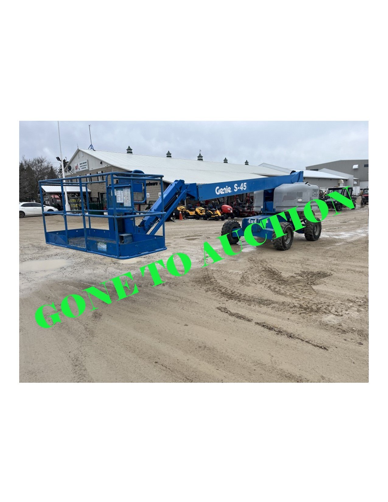2009 GENIE S45 MANLIFT GONE TO 6&6 AUCTION