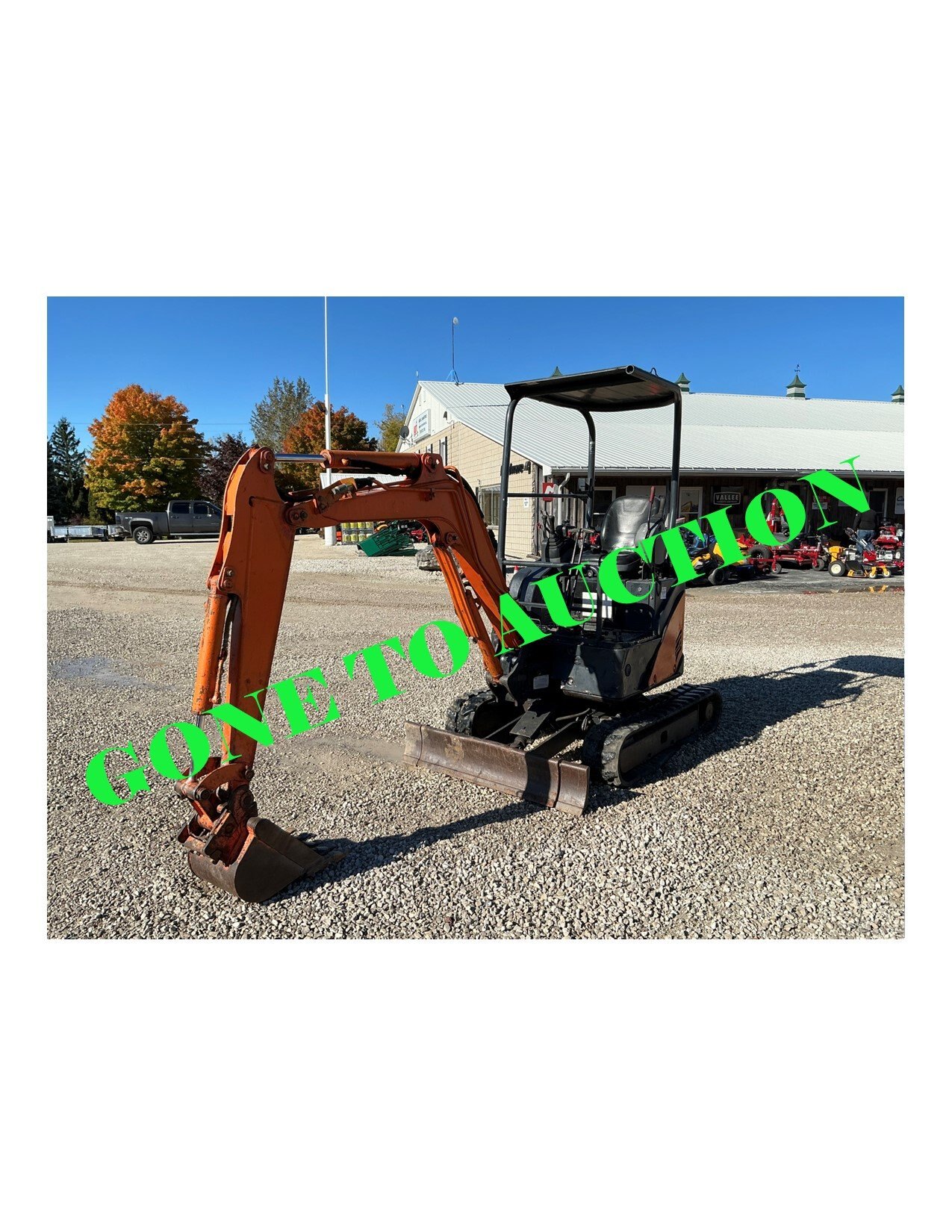 2007 HITACHI ZX17U-2 EXCAVATOR GONE TO 6&6 AUCTION