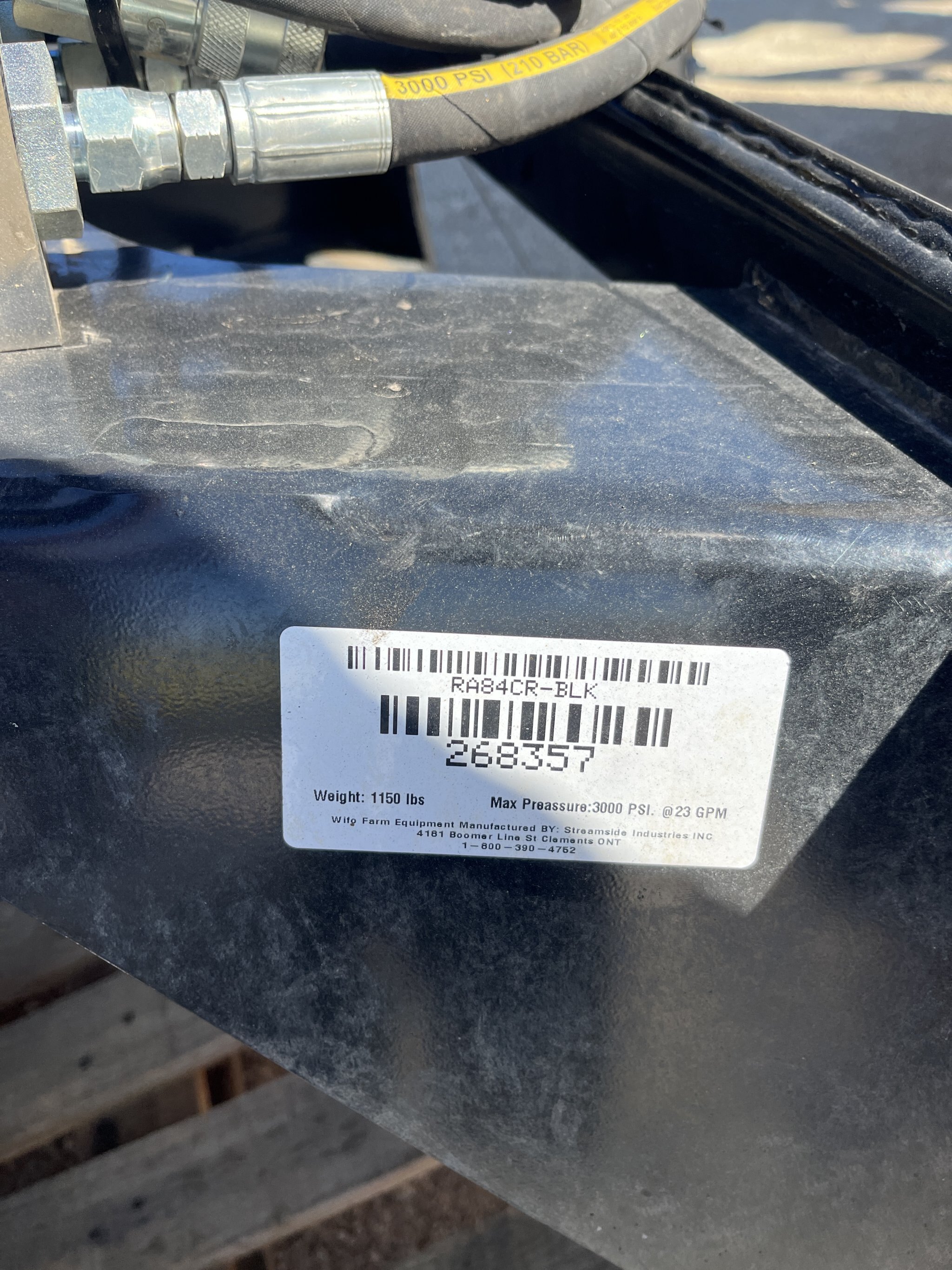 2026 WIFO Power Rake 84 RA84CR DEMO