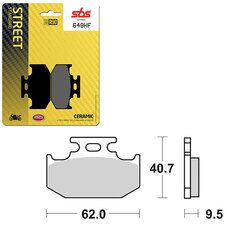 SBS ATV/UTV CERAMIC BRAKE PAD (6190648108)