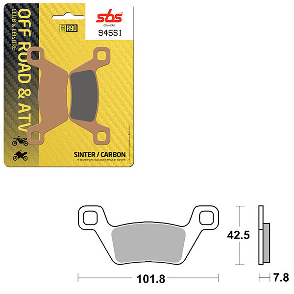 SBS ATV/UTV SINTER BRAKE PAD (6240945108)