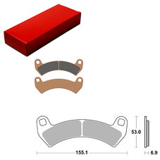 SBS ATV/UTV SINTER BRAKE PAD (6240954108)