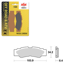 SBS ATV/UTV SINTER BRAKE PAD (6240980108)