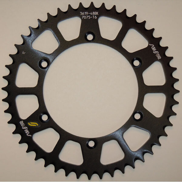 SUNSTAR WORKS TRIPLESTAR ALUMINUM REAR SPROCKET (5 361950BK)