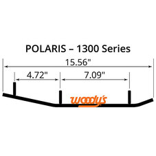 WOODY'S FLAT-TOP EXTENDER TRAIL III 4 CARBIDE RUNNER (EPI3-1300)