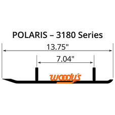 WOODY'S FLAT-TOP EXTENDER TRAIL III 4 CARBIDE RUNNER (EPI3-3180)