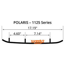 WOODY'S FLAT-TOP TRAIL BLAZER 6 CARBIDE TRAIL RUNNER (TPI4-1125)