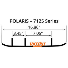 WOODY'S FLAT-TOP TRAIL BLAZER 6 CARBIDE TRAIL RUNNER (TPI4-7125)