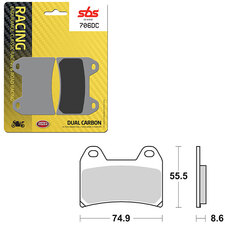 SBS DUAL CARBON FRONT FOR RACE USE ONLY BRAKE PAD (6290706108)