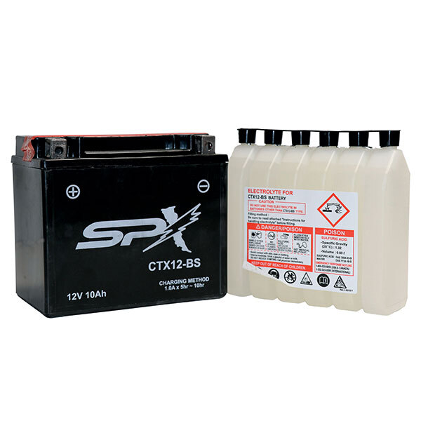 SPX HIGH PERFORMANCE BATTERY & ACID (CTX12 BS)