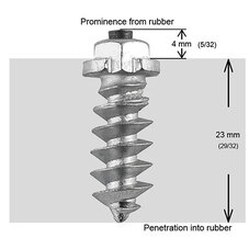 IGRIP SS-25 SHOULDERED TIRE STUDS