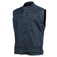 Speed and Strength Men's Soul Shaker Denim Motorcycle Vest