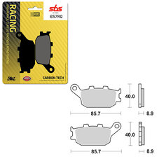 SBS ROAD RACING & TRACKDAYS CARBON TECH BRAKE PAD (6210657108)