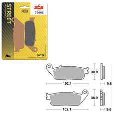 SBS PERFORMANCE HS SINTER BRAKE PAD (6250700108)