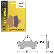 SBS EVO SINTER BRAKE PAD (6280758108)