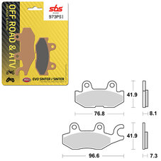 SBS EVO SINTER BRAKE PAD (6450973108)